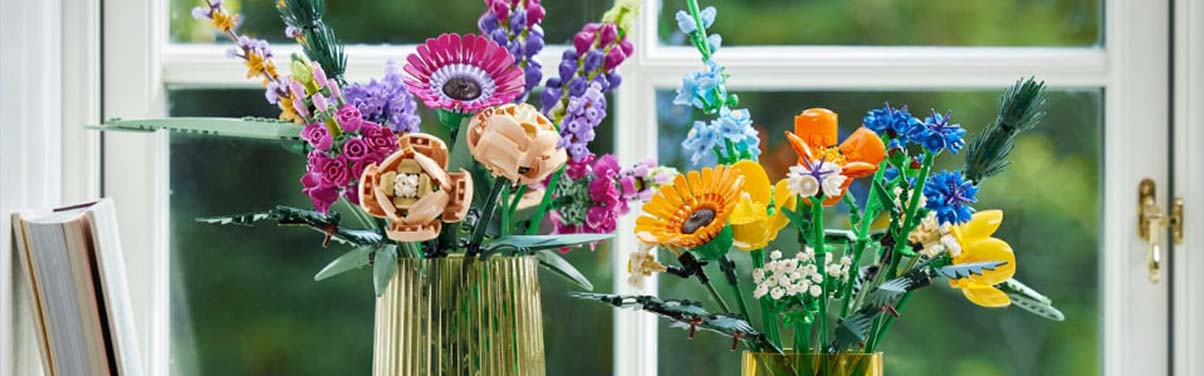 LEGO® blomster, planter & buketter – kreative projekter og gaveidéer